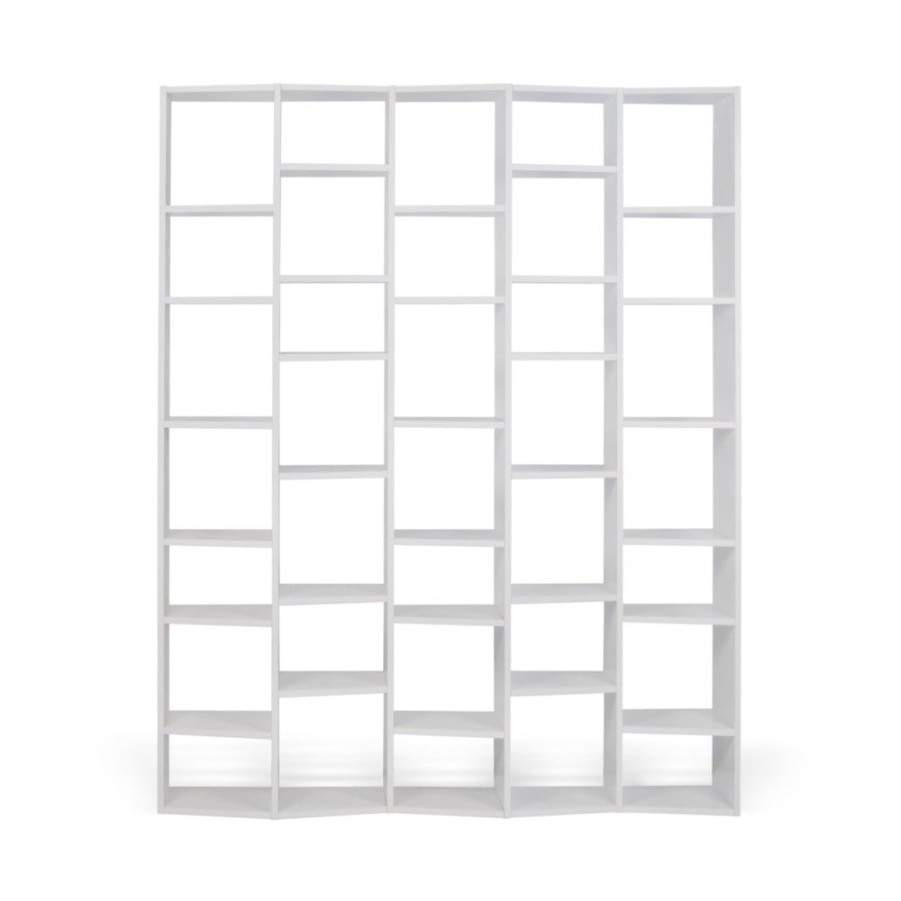 Valsa fehér könyvespolc