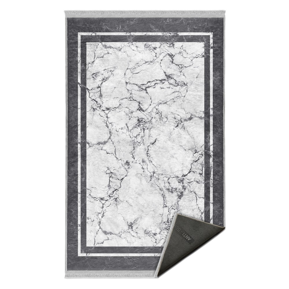 Fehér-szürke szőnyeg 80x150 cm – Mila Home