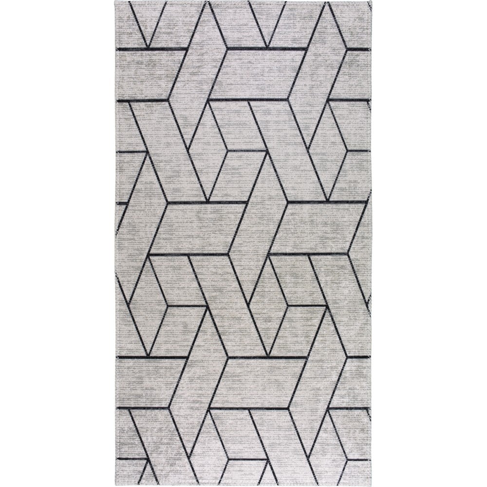 Világosszürke mosható szőnyeg 120x180 cm – Vitaus