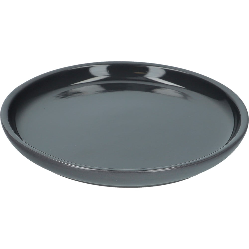 Serenity sötétszürke kerámia tányér