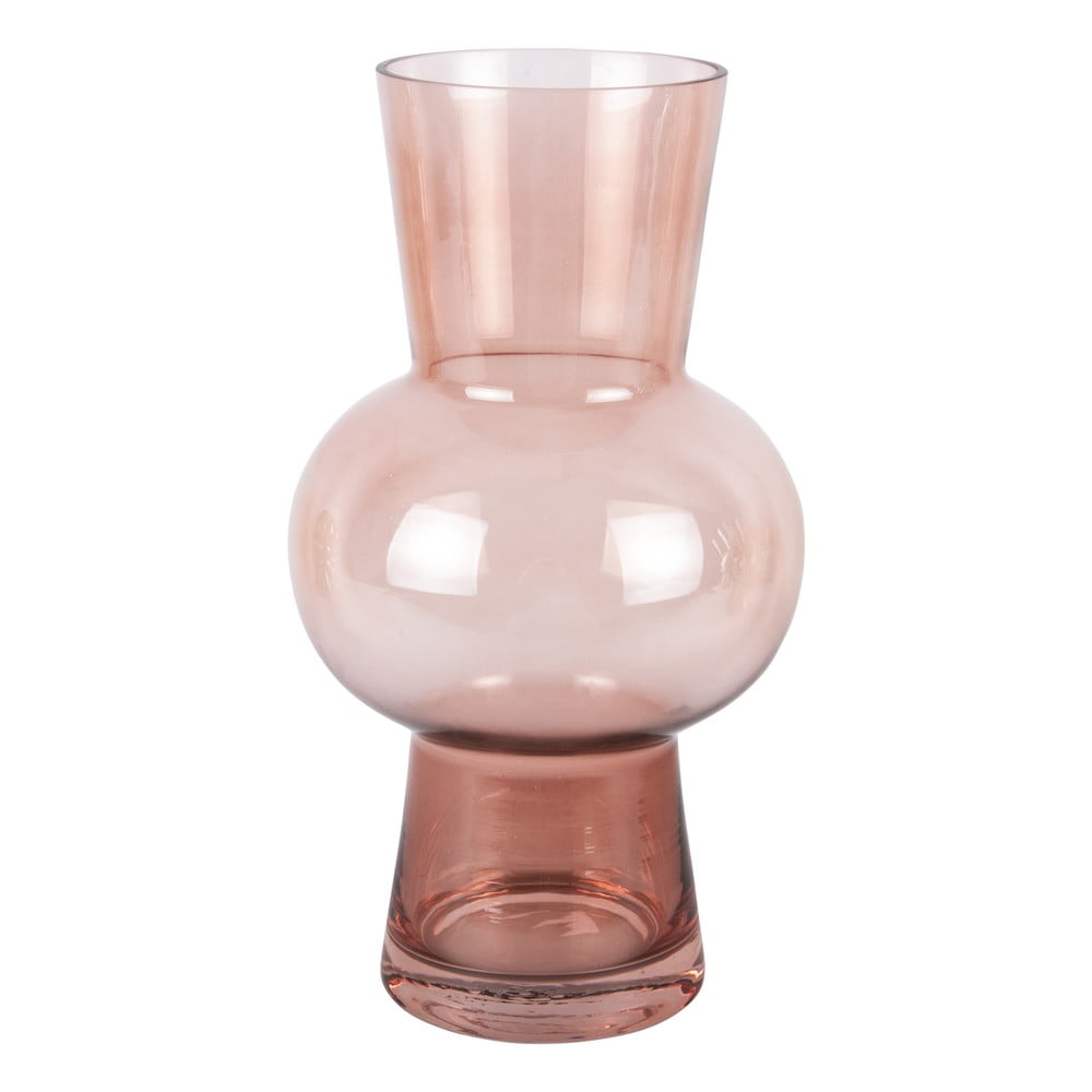 Világos rózsaszín üveg váza Gleam Sphere – PT LIVING