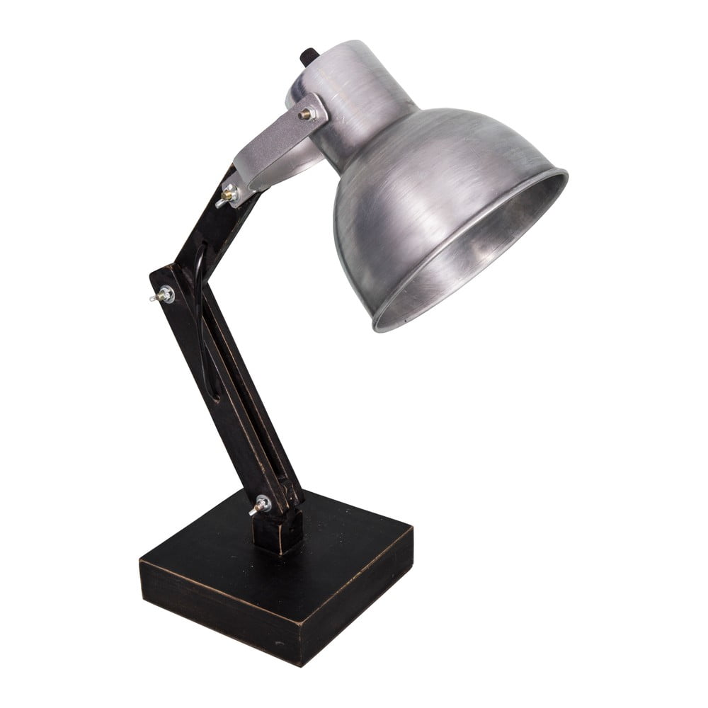 Ezüstszínű asztali lámpa (magasság 43 cm) – Antic Line