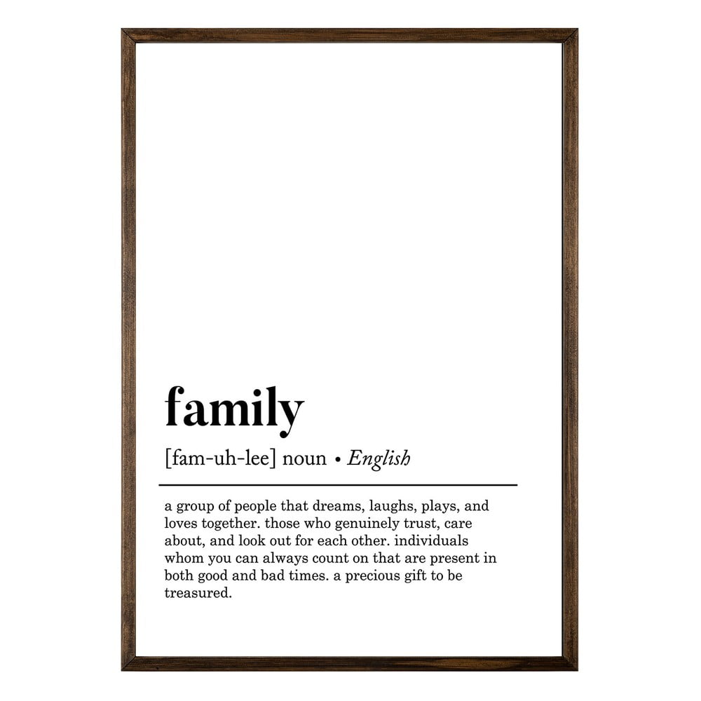 Poszter 50x70 cm Family – Wallity
