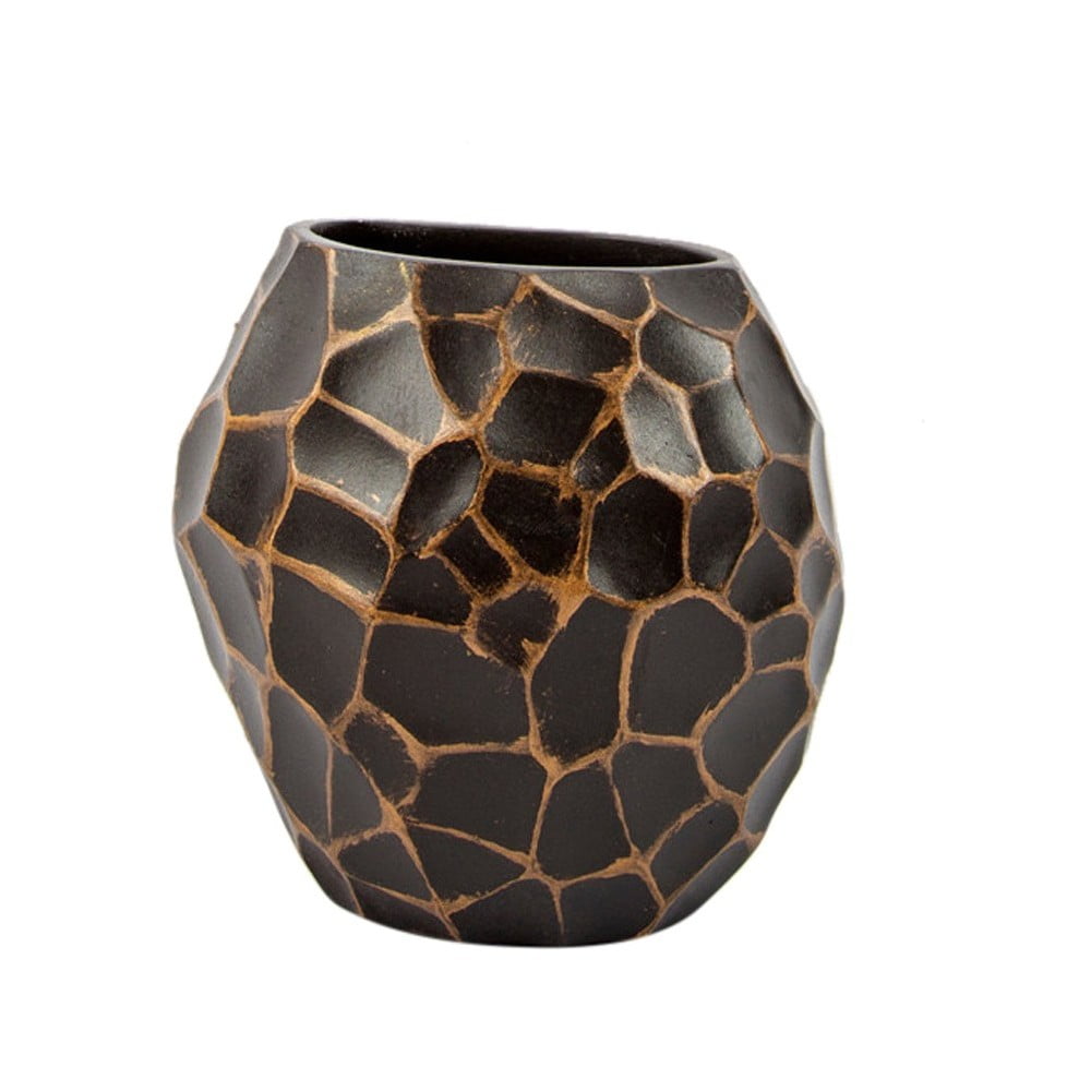 Sötétbarna poligyanta fogkefetartó pohár Jayla – Mioli Decor