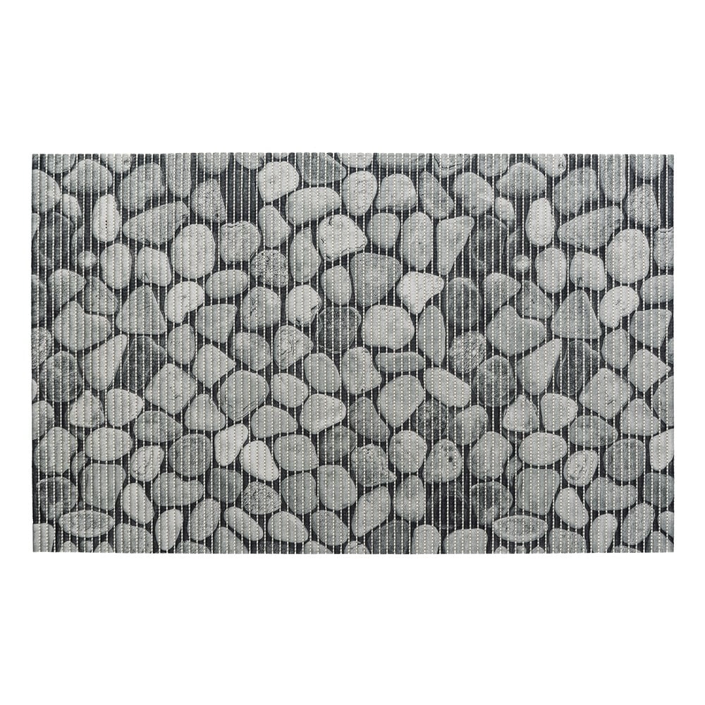 Szürke műanyag fürdőszobai kilépő 50x80 cm Sassi – Wenko