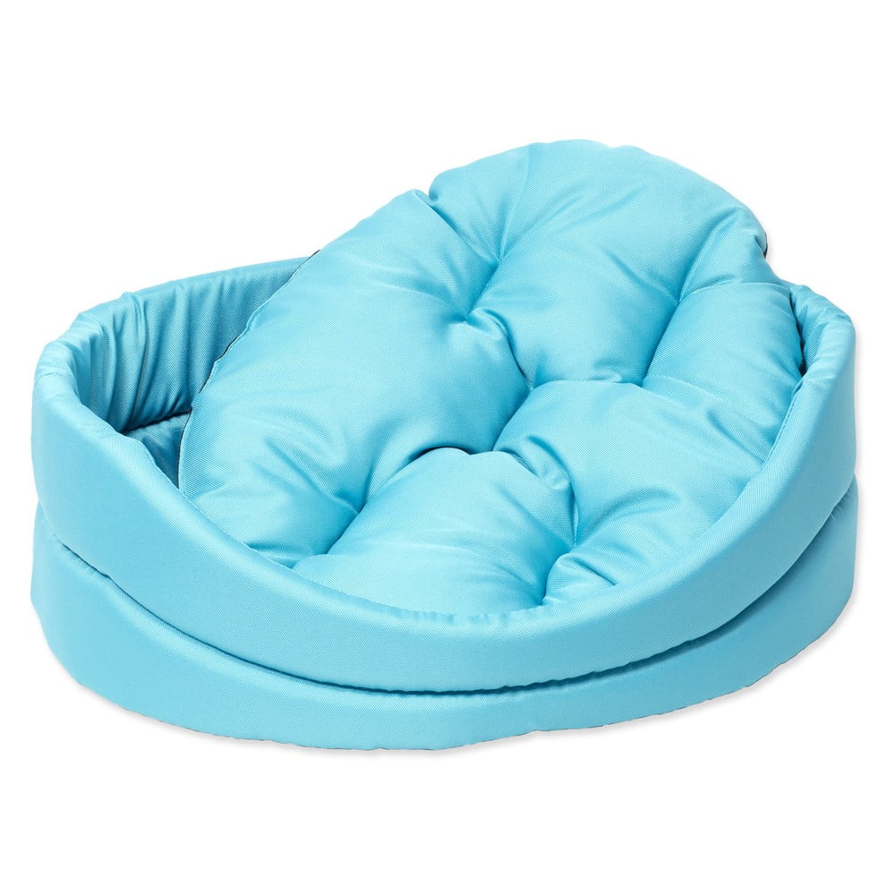 Türkiz plüss kutya fekhely 46x54 cm Dog Fantasy DeLuxe – Plaček Pet Products