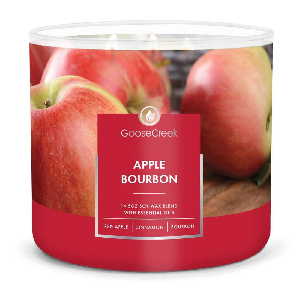 Apple Bourbon illatgyertya dobozban