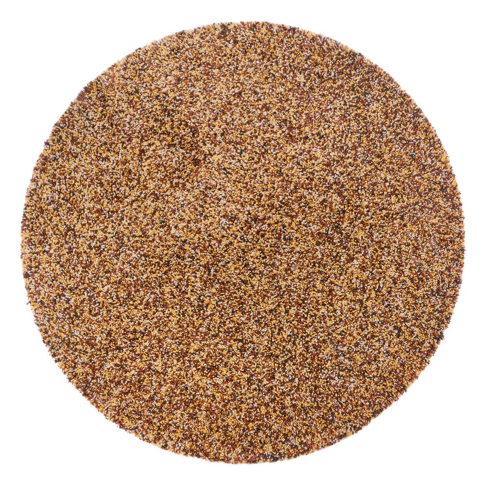 Bronzszínű kerek szőnyeg ø 120 cm Shag – Hanse Home