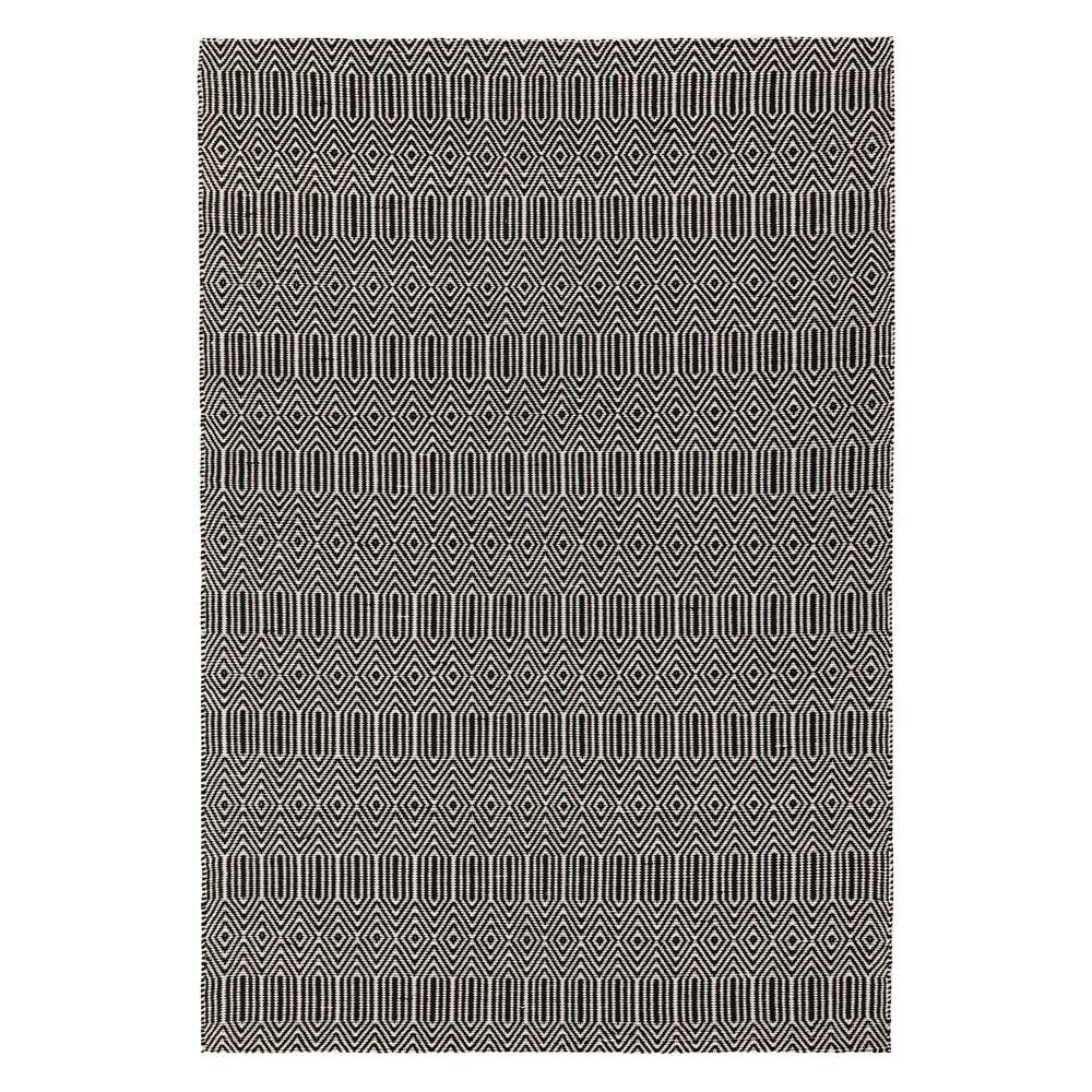 Fekete gyapjú szőnyeg 160x230 cm Sloan – Asiatic Carpets