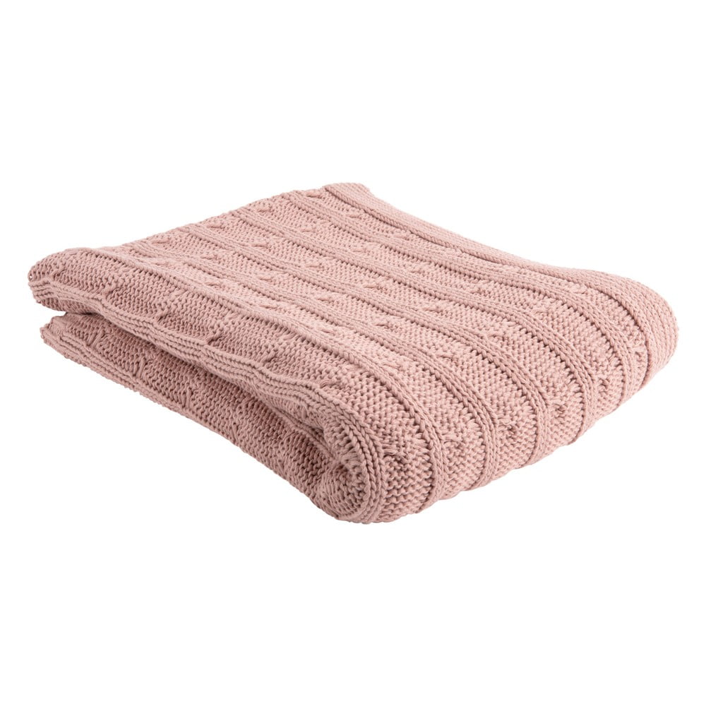 Pamut kötött takaró 130x170 cm Cable   – PT LIVING