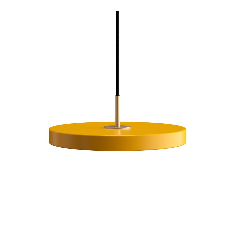 Sárga LED függőlámpa fém búrával ø 31 cm Asteria Mini – UMAGE