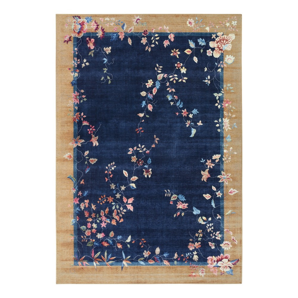 Sötétkék-bézs szőnyeg 80x150 cm Amira – Hanse Home