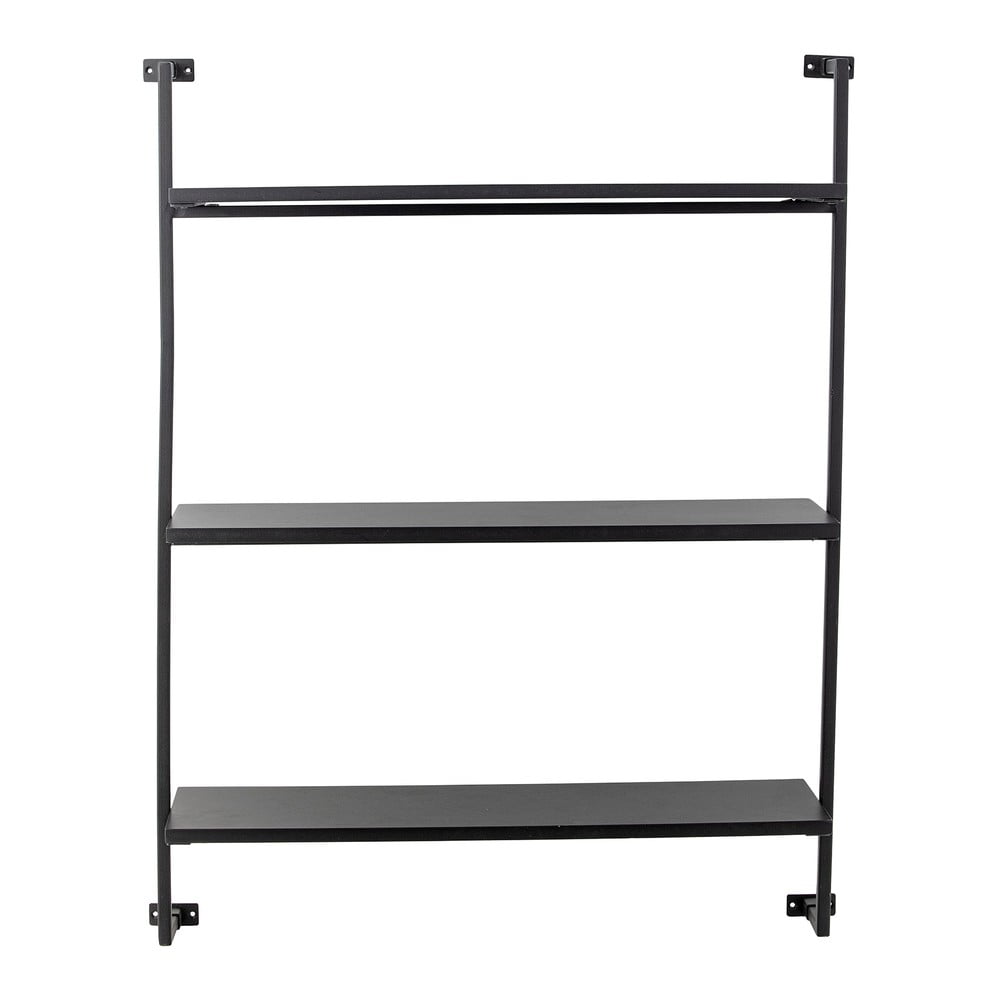 Fekete fali könyvespolc 61x76 cm Marlon – Bloomingville