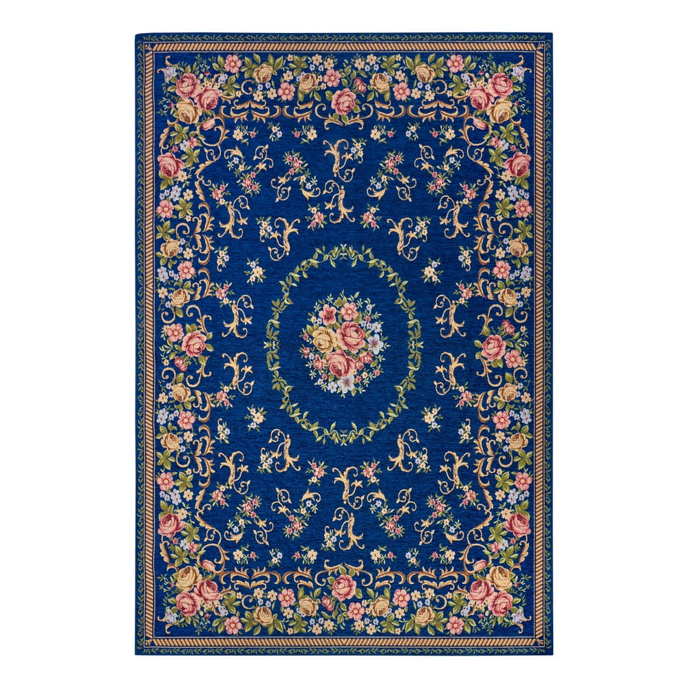 Sötétkék szőnyeg 150x220 cm Nour – Hanse Home