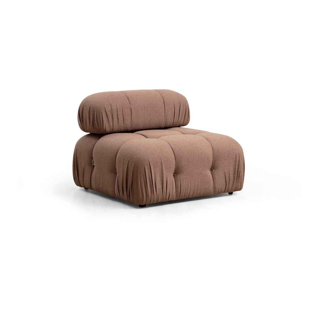 Barna buklé kanapé modul (középső rész) Bubble – Balcab Home