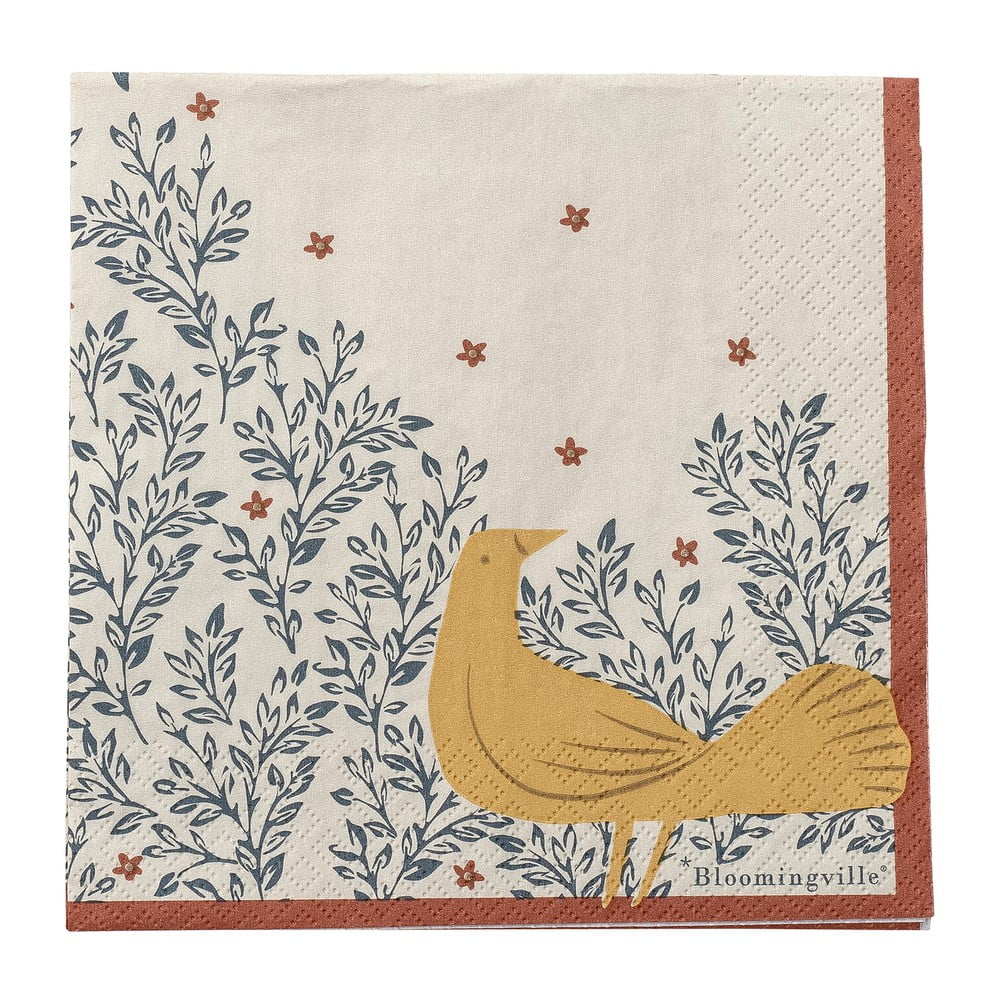 Papírszalvéta készlet 20 db-os Hezha – Bloomingville