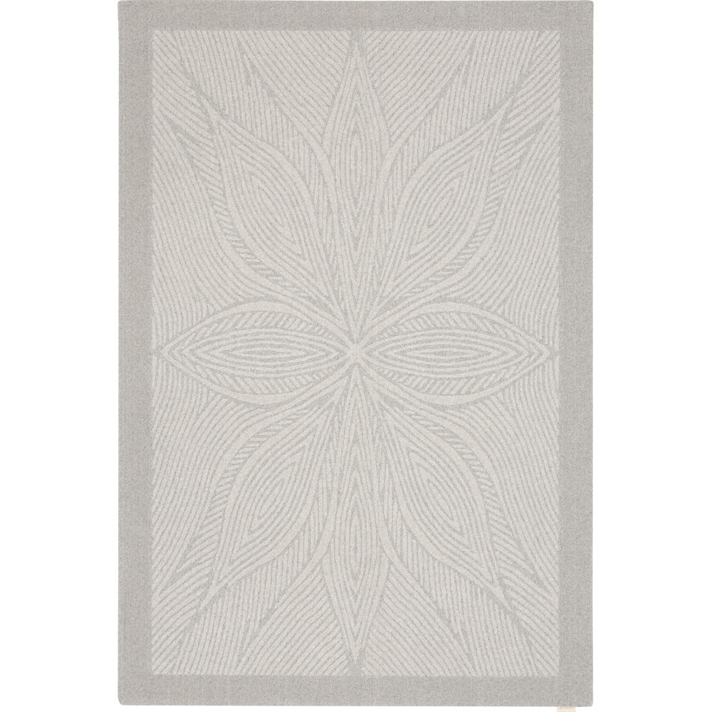 Világosszürke gyapjú szőnyeg 120x180 cm Tric – Agnella