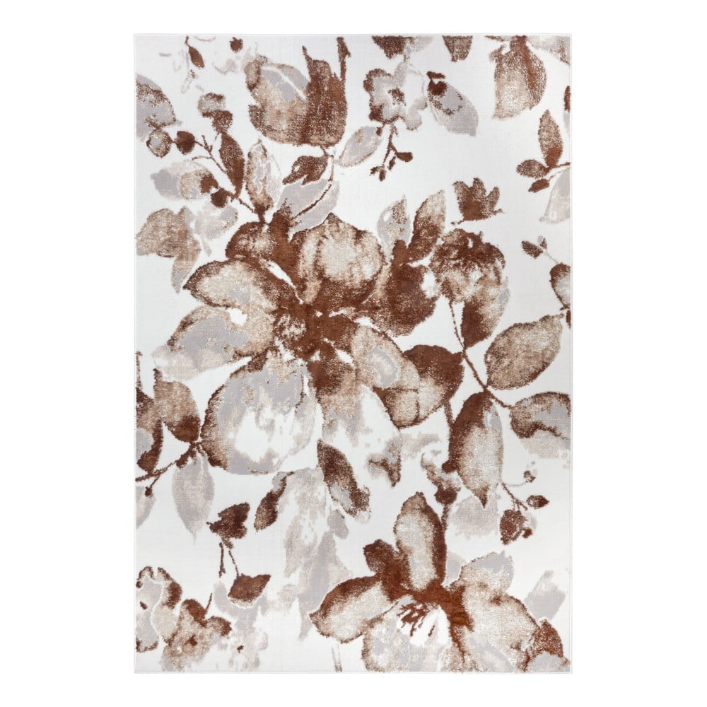 Barna szőnyeg 160x235 cm Shine Floral – Hanse Home