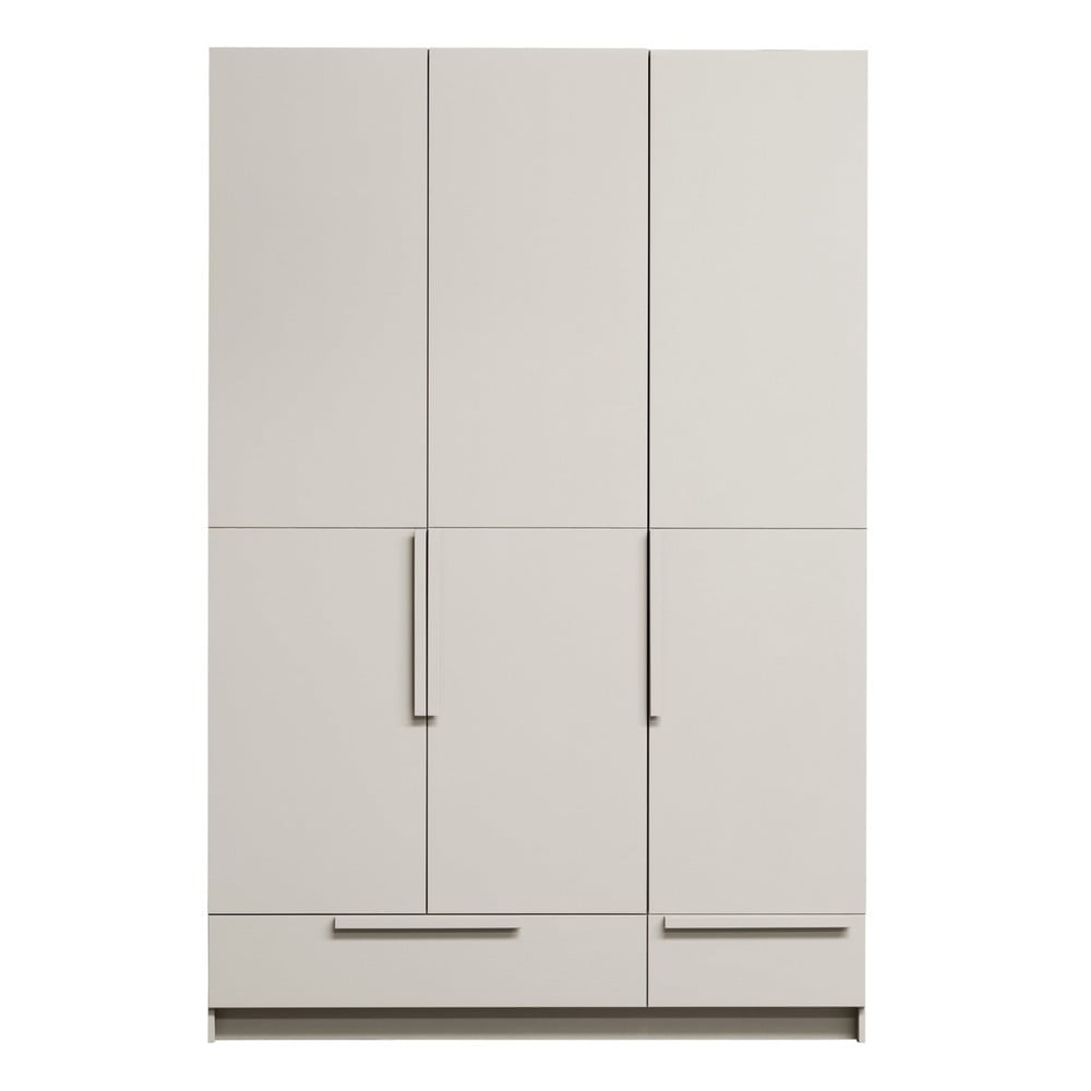 Krémszínű borovi fenyő moduláris szekrény 142x215 cm Pure – WOOOD