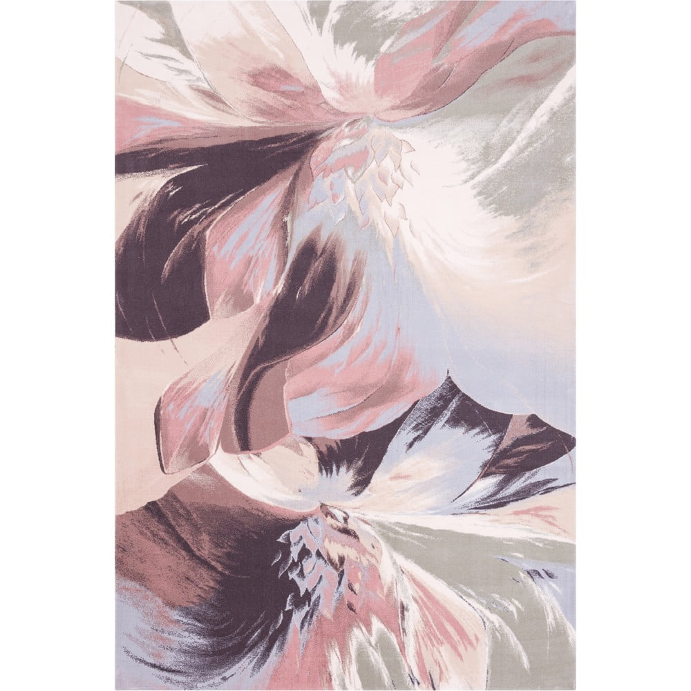 Rózsaszín gyapjú szőnyeg 200x300 cm Anyl – Agnella