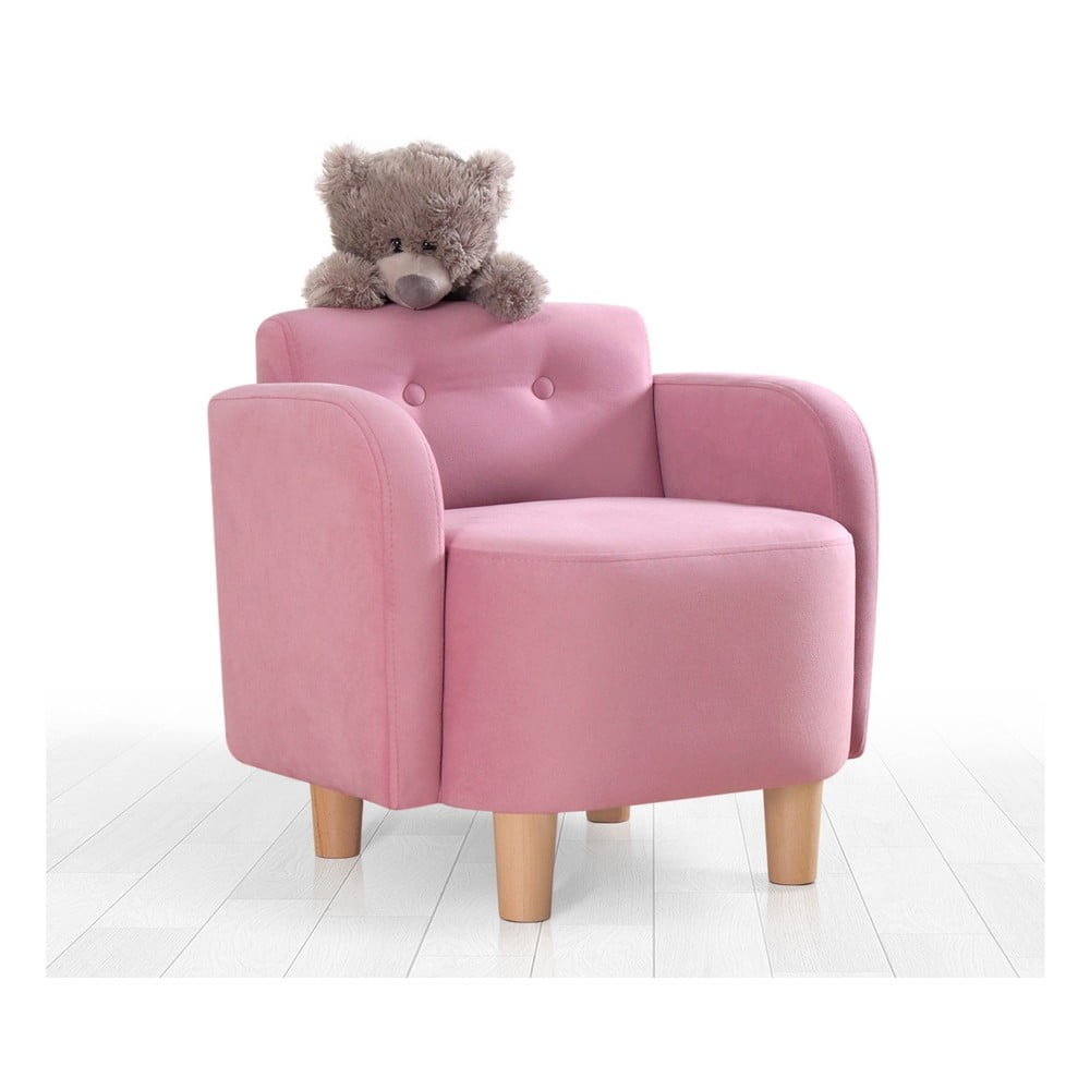 Rózsaszín gyerek fotel Volie – Balcab Home