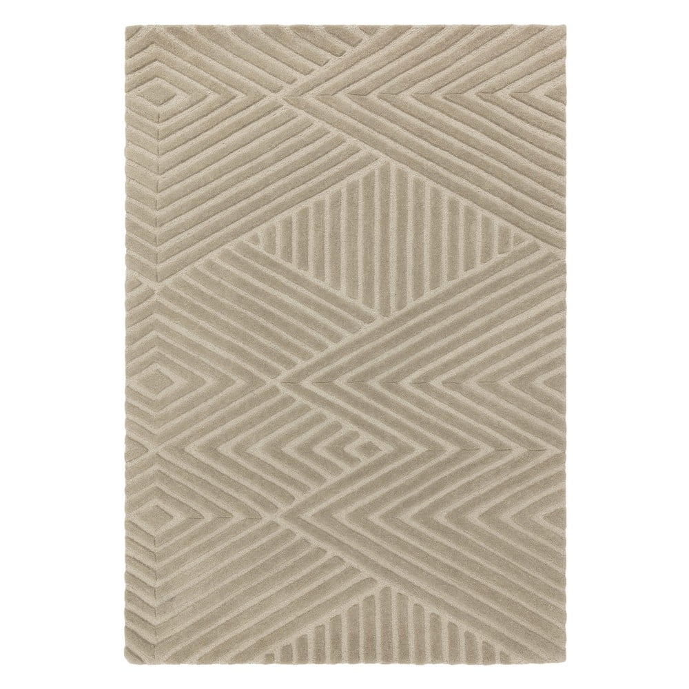 Világosbarna gyapjú szőnyeg 200x290 cm Hague – Asiatic Carpets