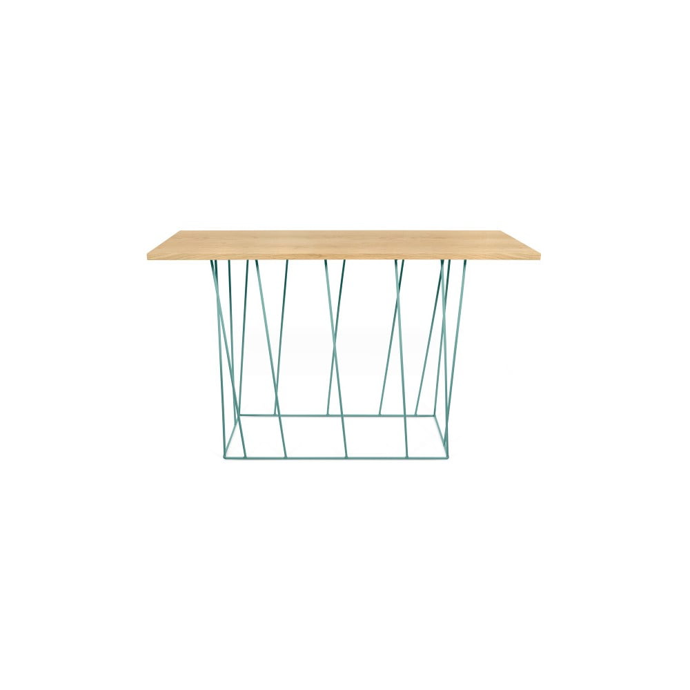 Helix konzolasztal zöld lábakkal - TemaHome