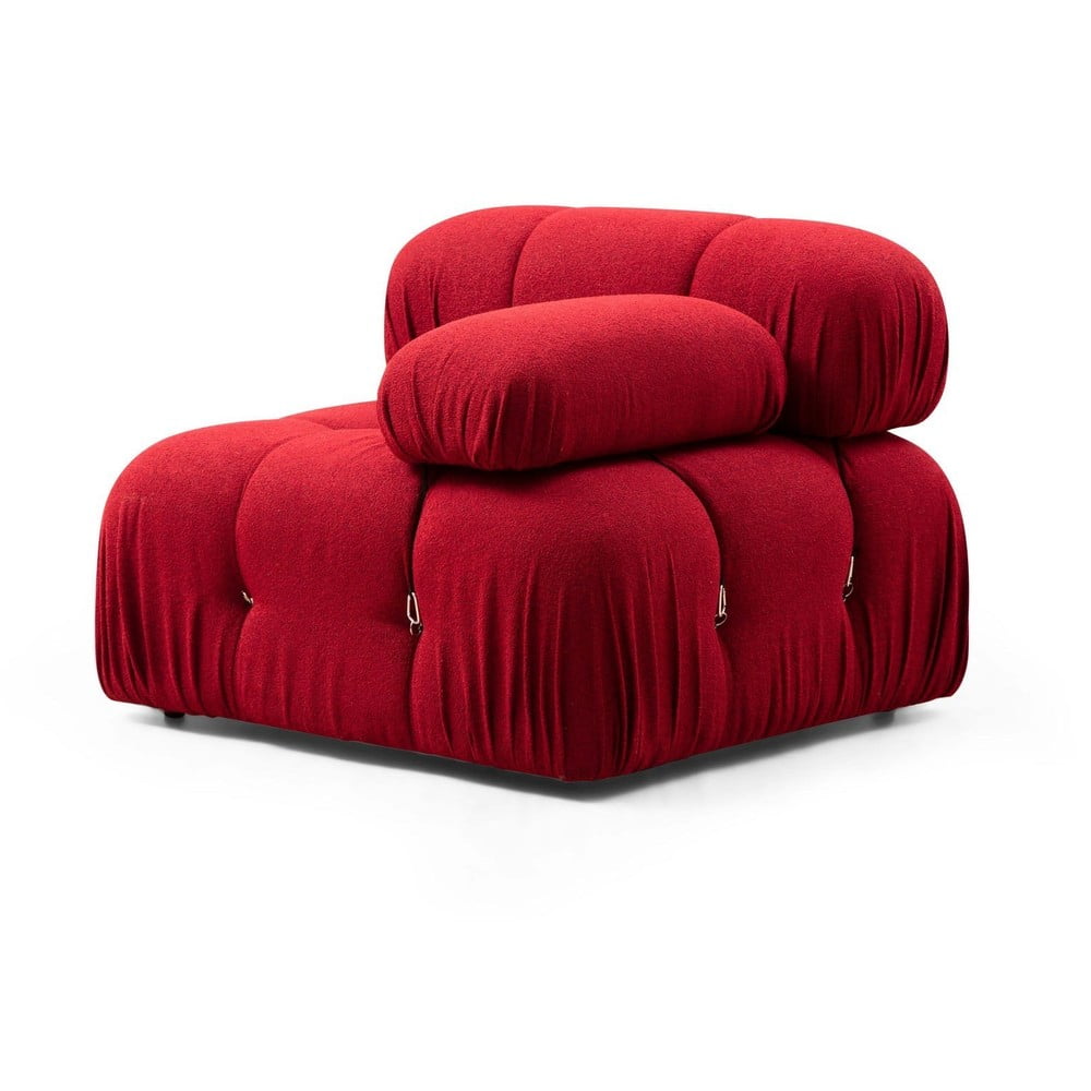 Piros kanapé modul (jobb oldali) Bubble – Balcab Home