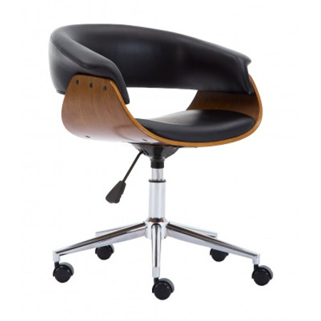 Coral irodai szék - fekete/dió TOP Nábytek