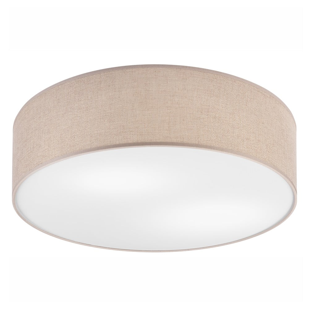 Bézses aranyszínű mennyezeti lámpa textil búrával ø 45 cm Vivian – LAMKUR