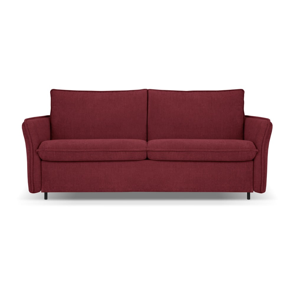 Borvörös kinyitható kanapé 166 cm Dalida – Micadoni Home