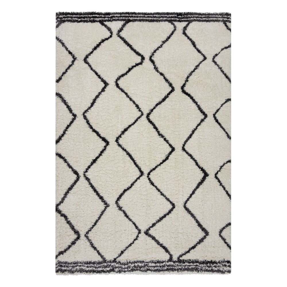 Fehér szőnyeg 120x170 cm Riad Berber – Flair Rugs