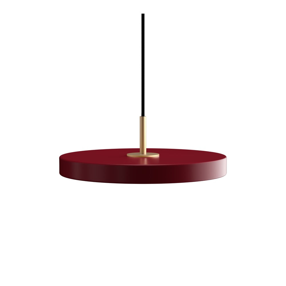 Piros LED függőlámpa fém búrával ø 31 cm Asteria Mini – UMAGE