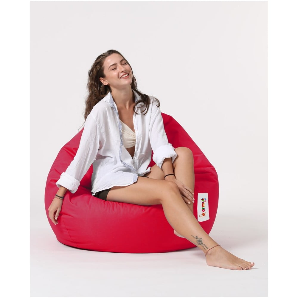 Piros kerti ülőzsák Premium XXL – Floriane Garden