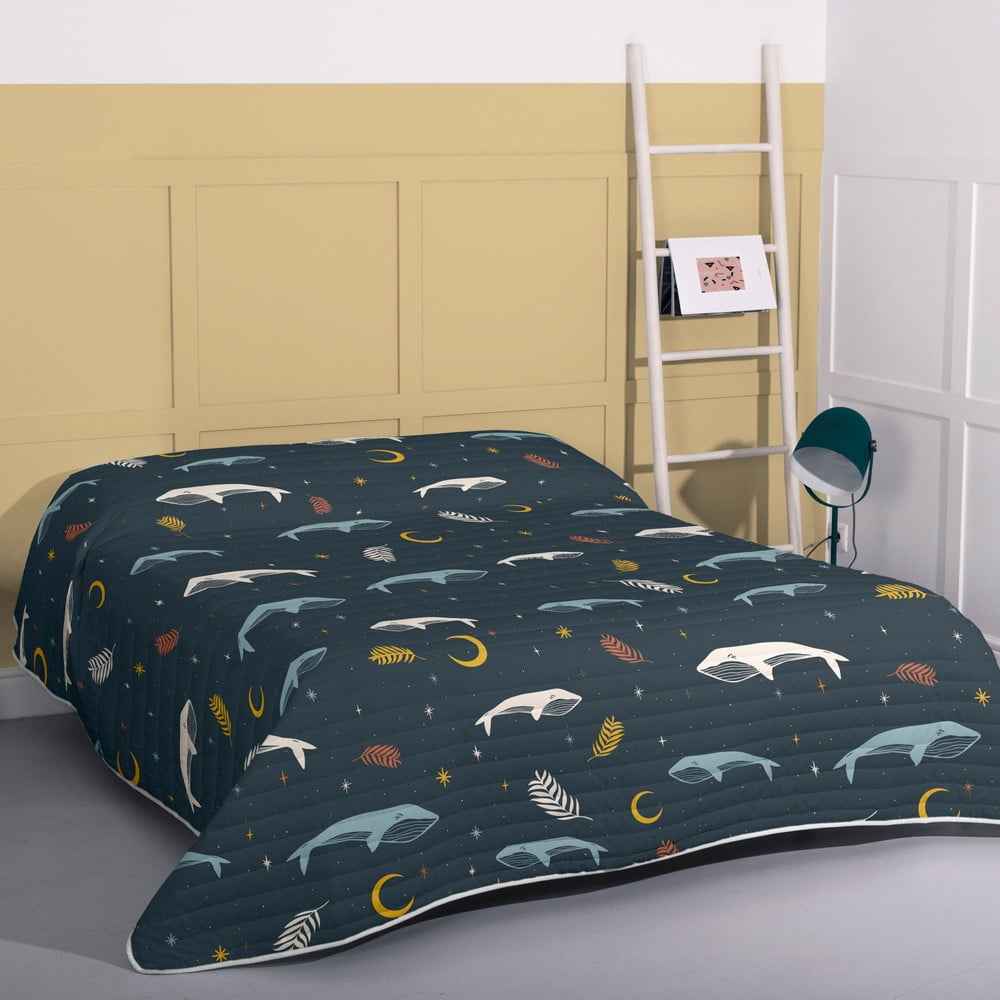 Sötétszürke steppelt ágytakaró 240x260 cm Oniric – Aware