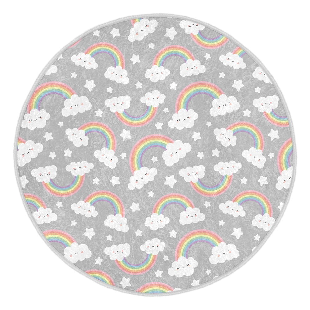 Szürke gyerek szőnyeg ø 120 cm Comfort – Mila Home