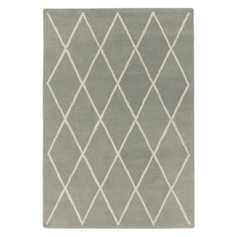 Szürke kézi szövésű gyapjú szőnyeg 200x290 cm Albany – Asiatic Carpets