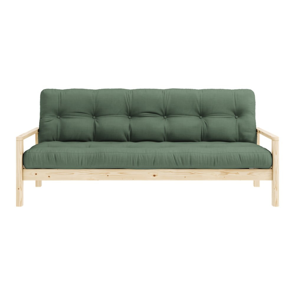 Zöld kinyitható kanapé 205 cm Knob – Karup Design
