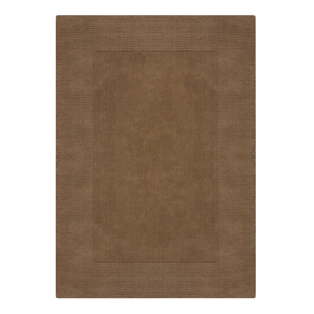 Barna gyapjú szőnyeg 160x230 cm – Flair Rugs