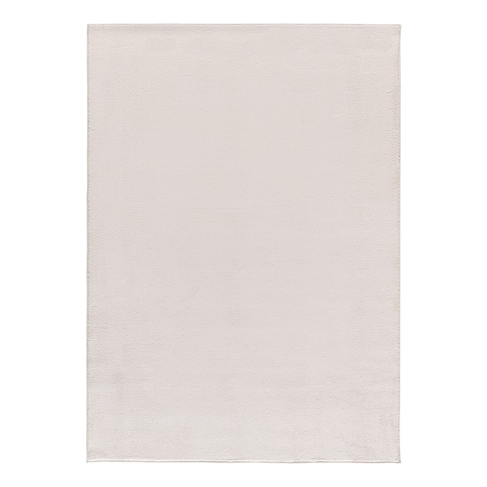 Krémszínű mikroszálas szőnyeg 80x150 cm Coraline Liso – Universal