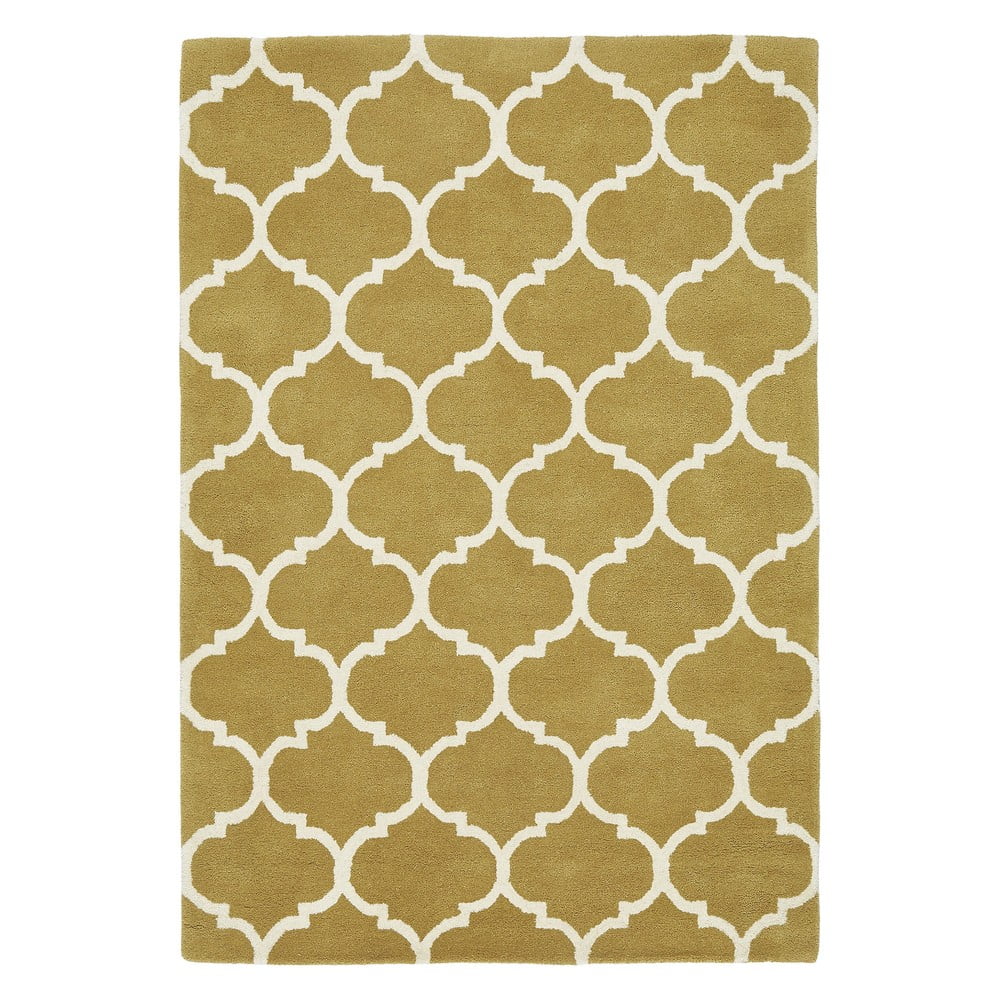 Okkersárga kézi szövésű gyapjú szőnyeg 200x290 cm Albany – Asiatic Carpets