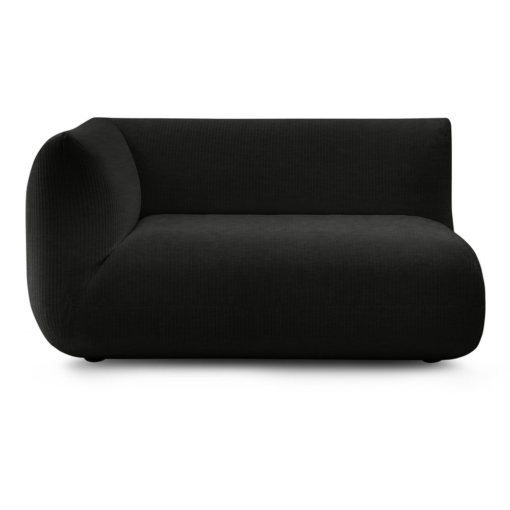 Sötétszürke kordbársony kanapé modul (bal oldali) Lecomte – Bobochic Paris