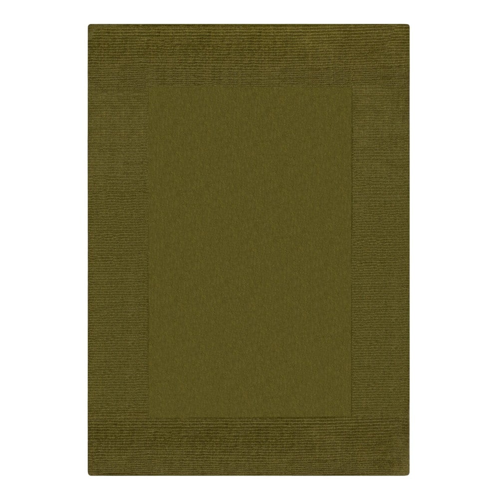 Zöld gyapjú szőnyeg 160x230 cm – Flair Rugs