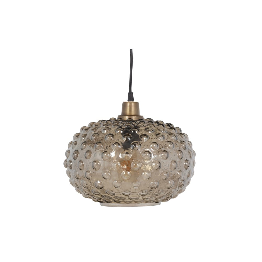 Bézs függőlámpa üveg búrával ø 31 cm Soap – BePureHome