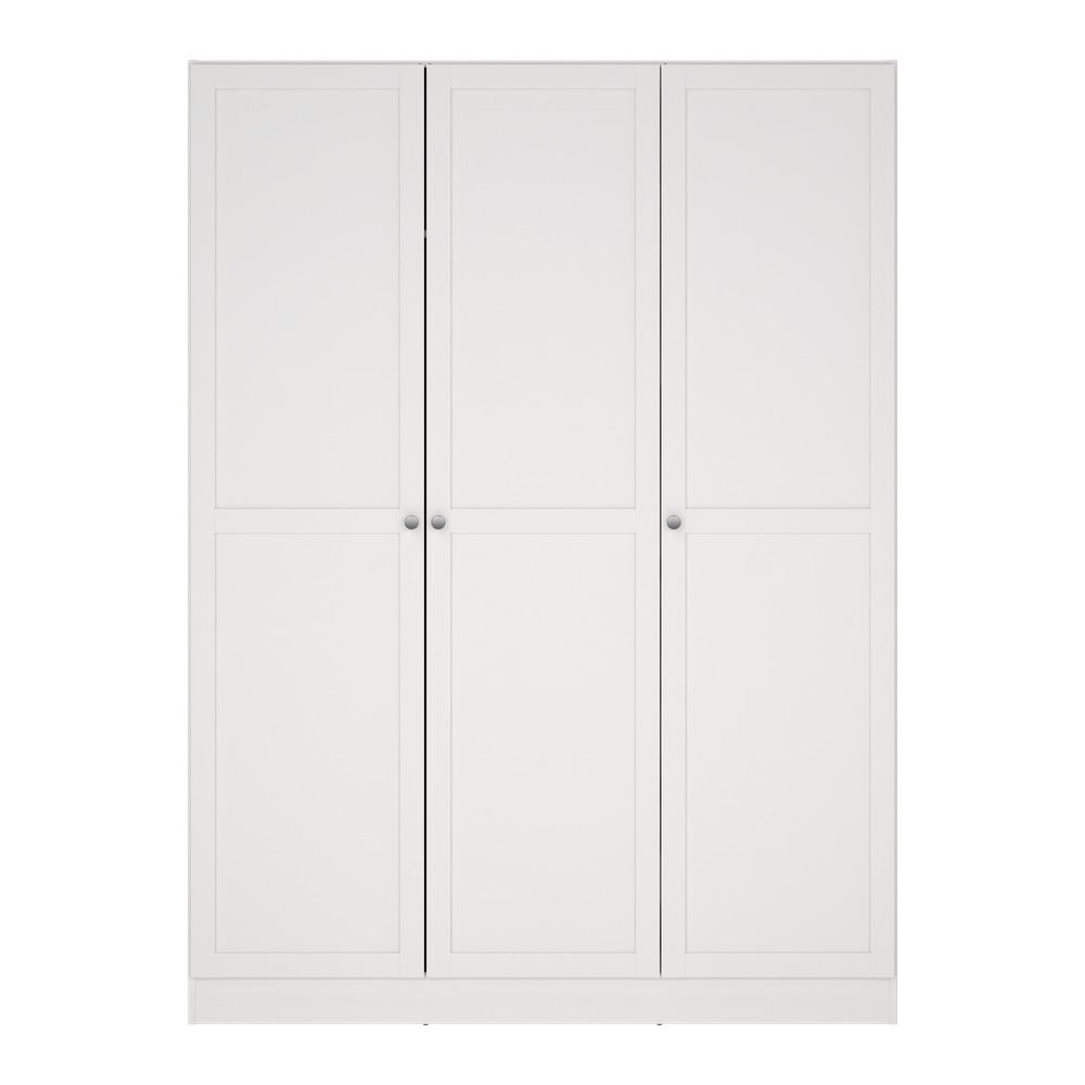 Fehér ruhásszekrény 147x200 cm Billund – Tvilum