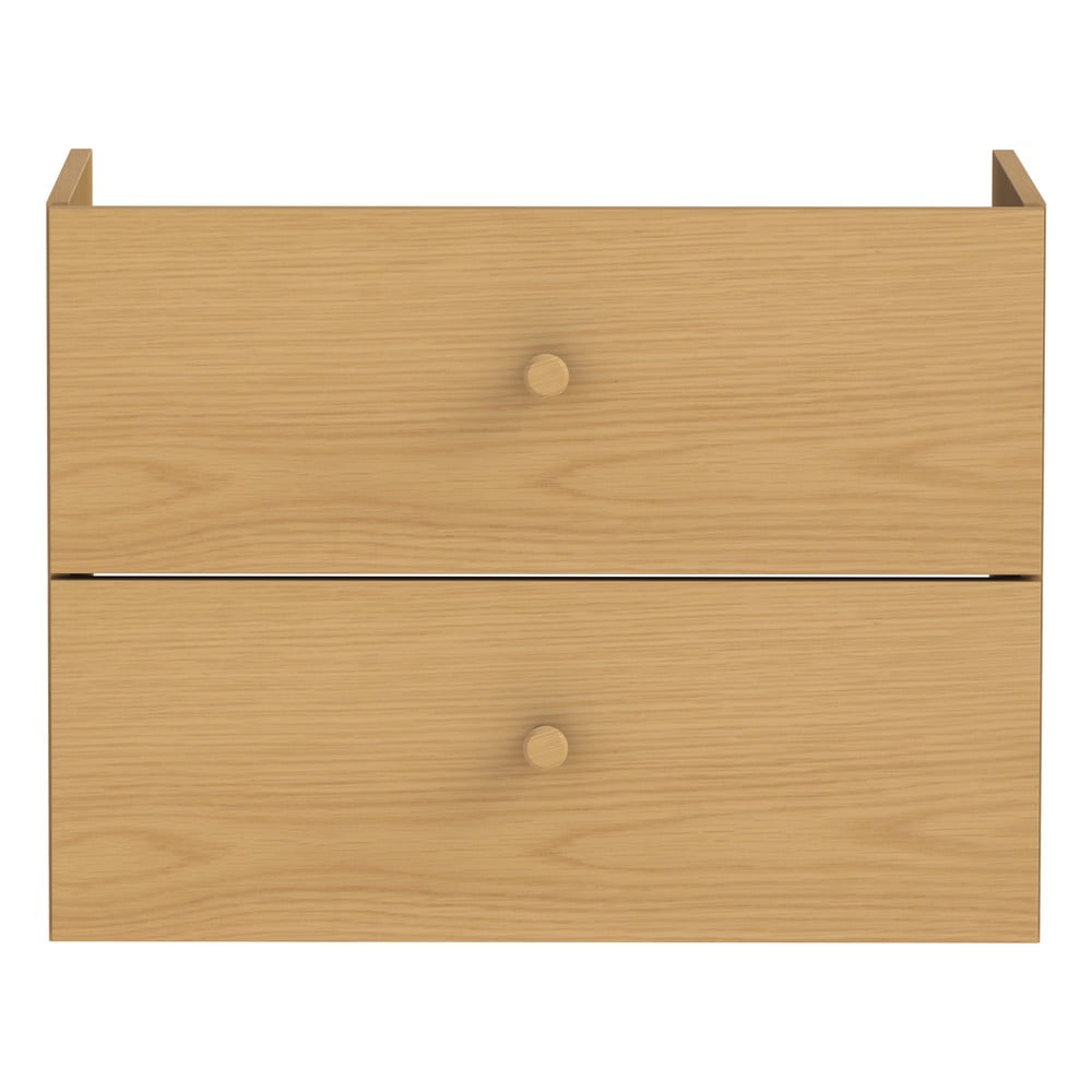 Natúr színű bútorelem - fiókok tölgyfa dekorral 43x33 cm Z  – Tenzo