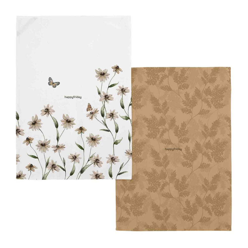 Pamut konyharuha szett 2 db-os 50x70 cm Burgeoning  – Happy Friday