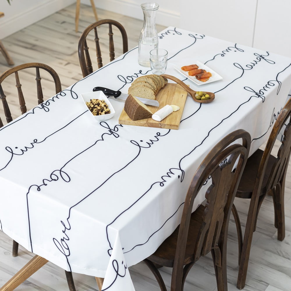 Asztalterítő 145x150 cm Live – Blanc