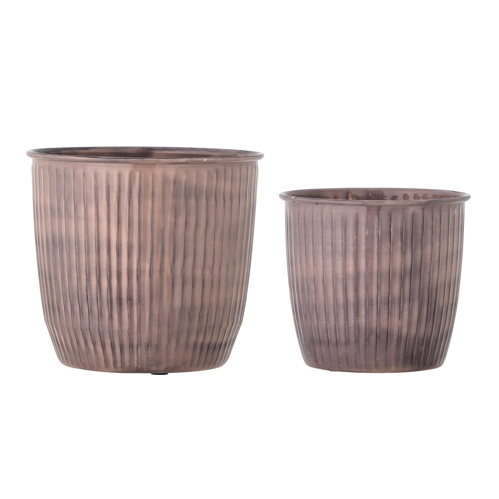 Fém kaspó szett 2 db-os ø 21