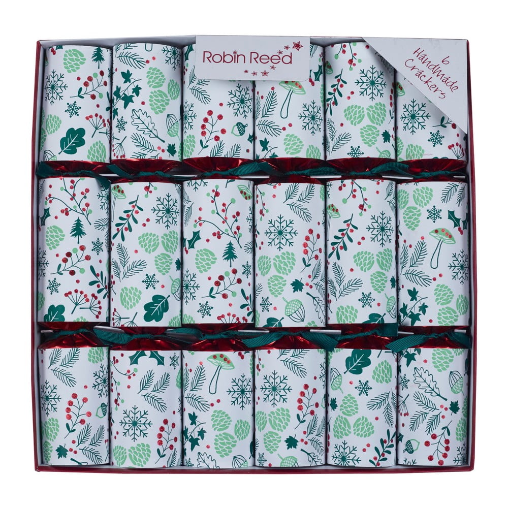 Karácsonyi cracker szett 6 db-os Festive Forest – Robin Reed